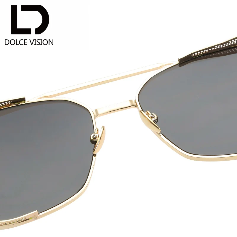 Мужские и женские солнцезащитные очки в оправе из сплава dolce&vision роскошные