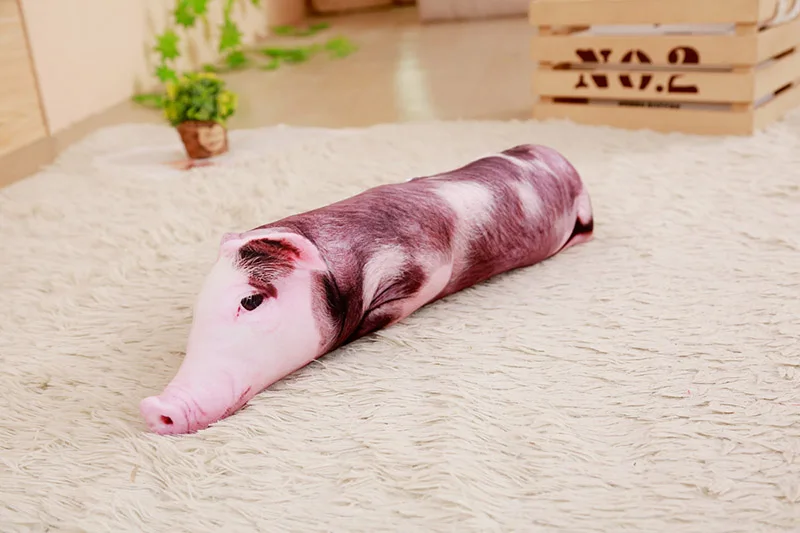 Милый творческий 3D имитация свиньи подушку кукла, плюшевая кукла& яркие мягкие игрушки домашний объятия детские 50/70 см
