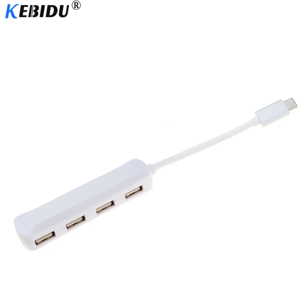 Хаб Kebidu Type c USB 3 1 к 2 0 4 портовый разъем разветвитель адаптер для ПК ноутбука