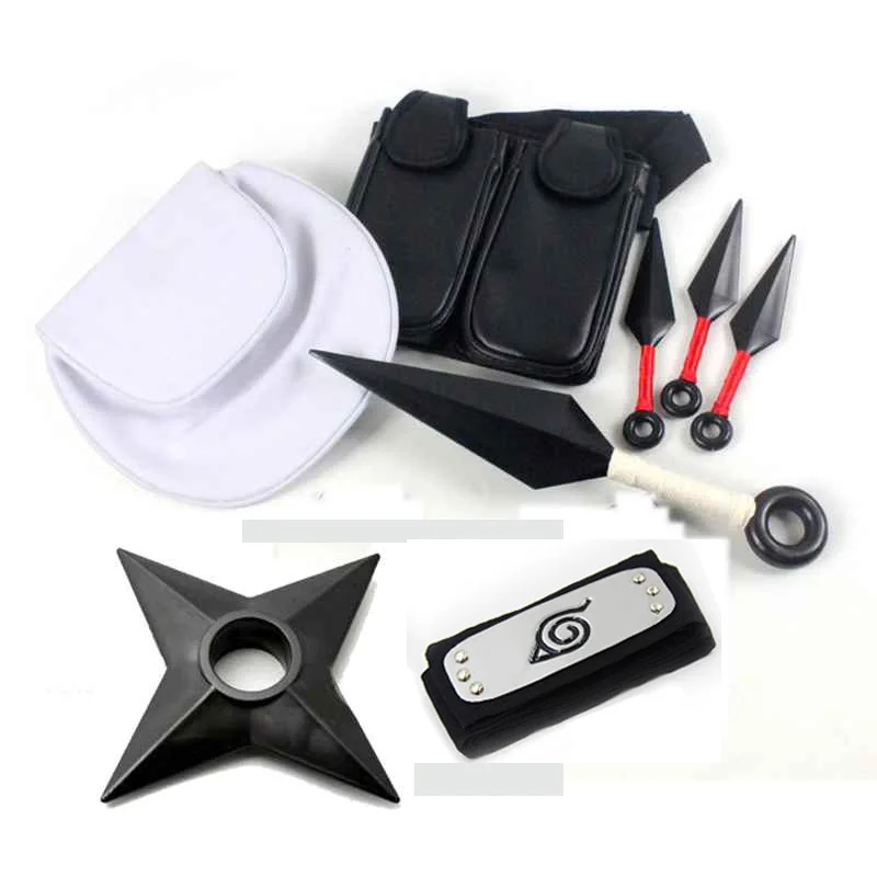 Accessories Аниме шиппууден Наруто косплей Харуно Сакура 2-го поколения костюмы для женщин Необычные Вечерние Униформа полный набор для Хэллоуина - Цвет: Accessories