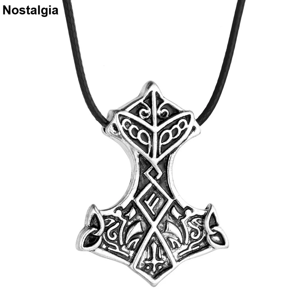 Thor Hammer Mjolnir Тринити узелки Ворон и волк амулет талисман подвеска Wicca языческие