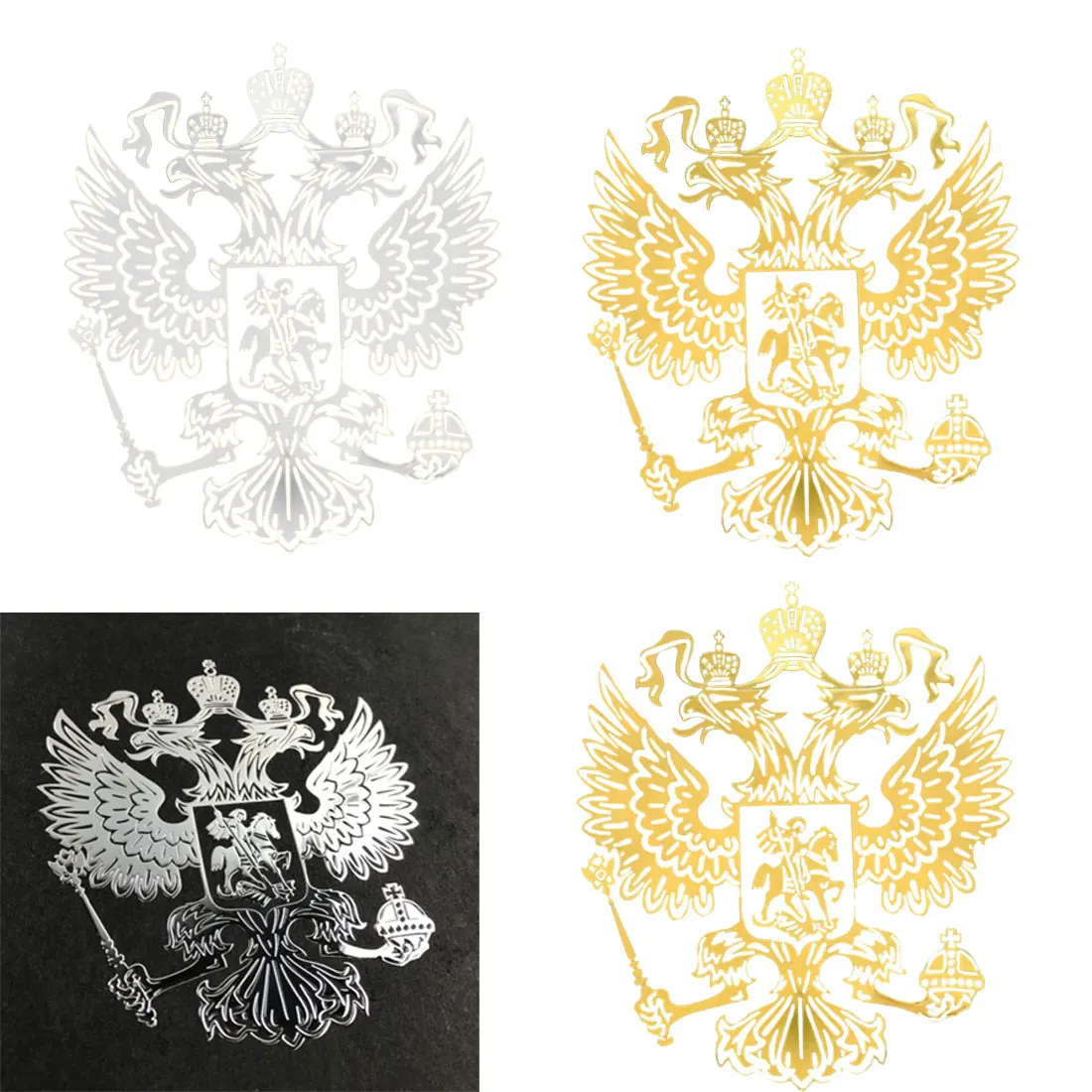 Dewtreetali 6 0*5 4 см 9 0*8 герб Россия никелевая металлические наклейки Российская