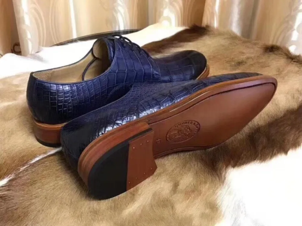 Рисунок 6 - Мужская обувь из 100% натуральной крокодиловой кожи