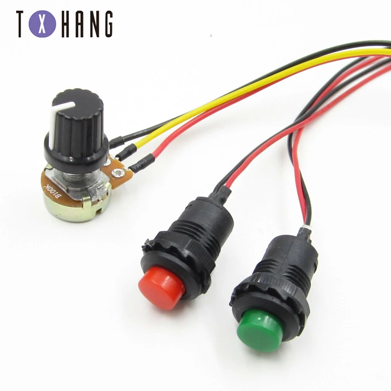 DC Motor Speed Controller 6/9/12/24V 3A Forward Backward Reversible Switch | Электронные компоненты и