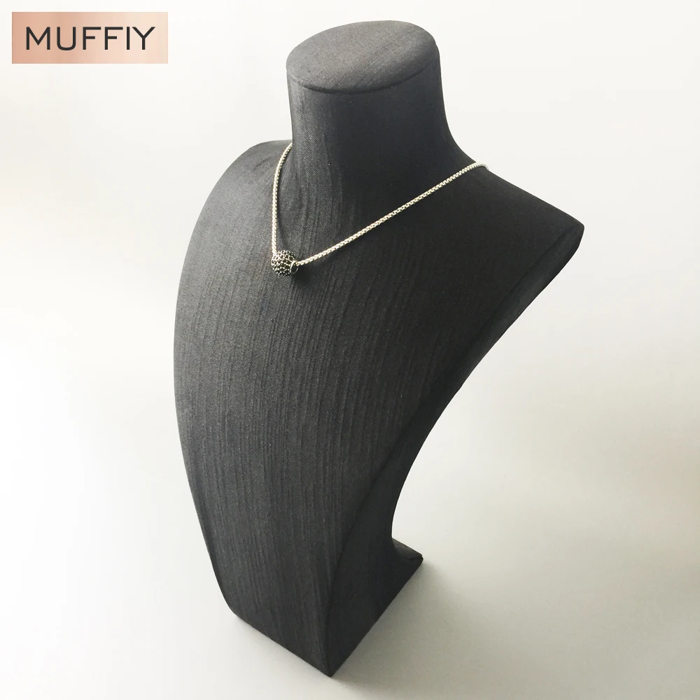 Очаровательные бусины с черной ПАВЕ Карма Европа новинка 2017 года хорошее