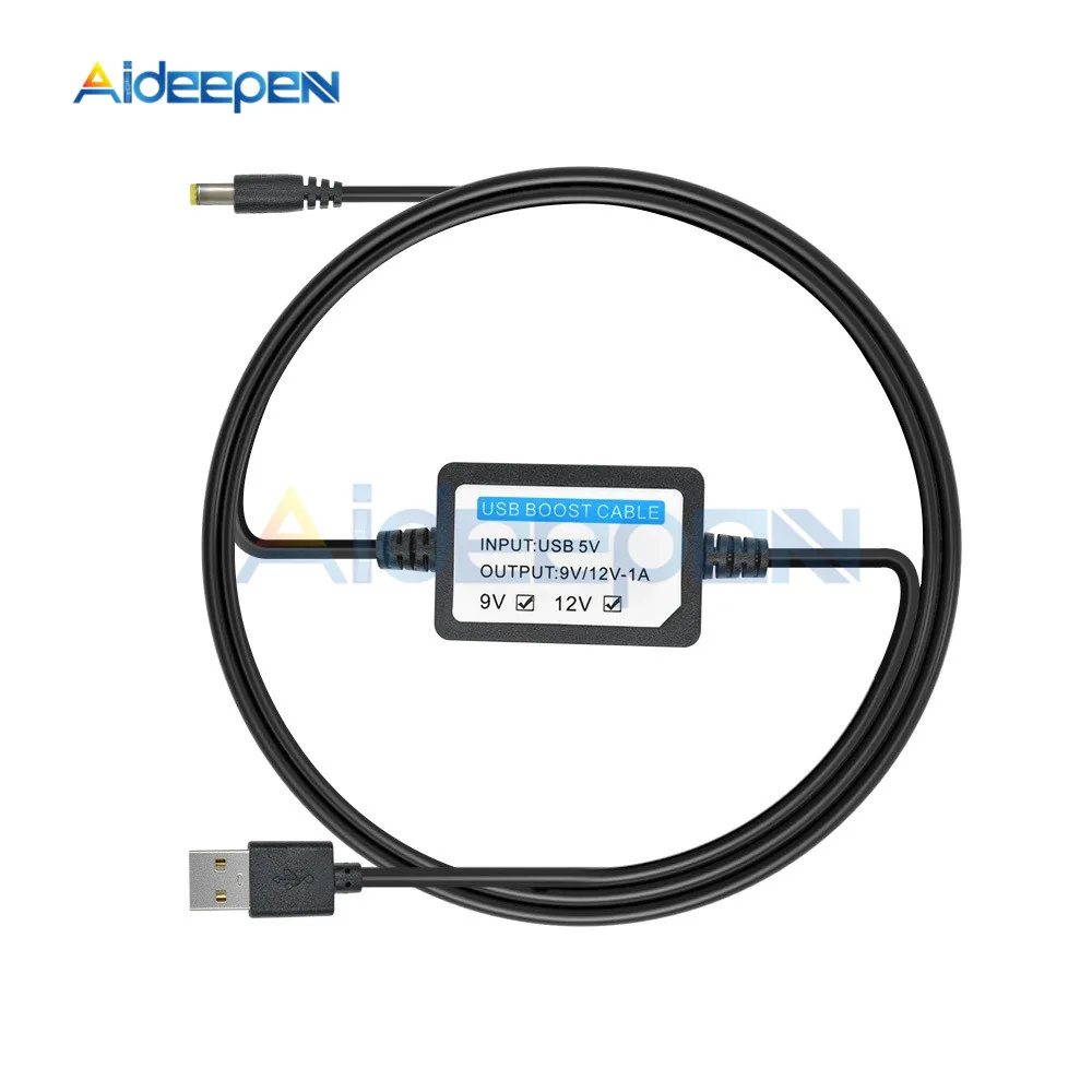 USB 5V to 9V/12V 1A Power Boost Line Step UP Module USB-преобразователь адаптер кабель-переходник 5 x мм DIY