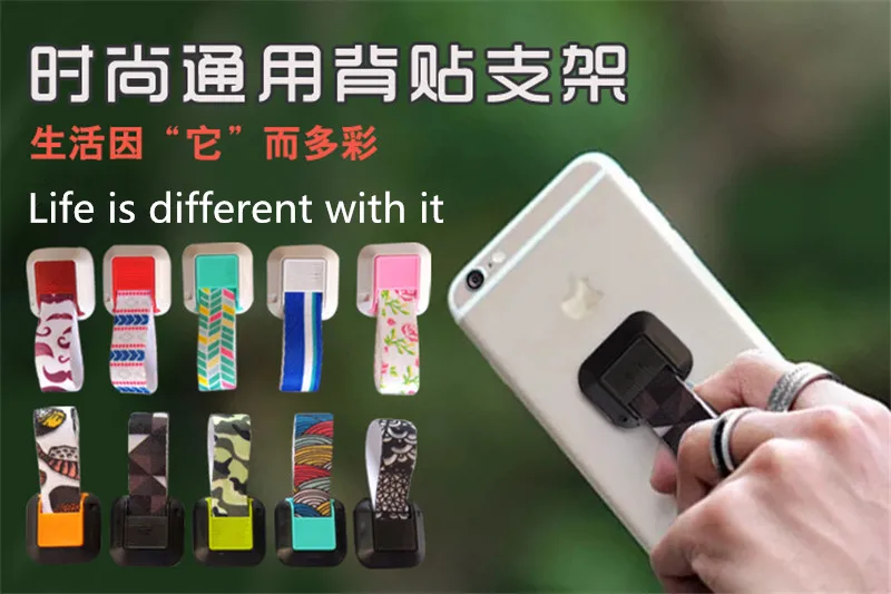 LLJQNB Reusability Finger Ring Back Stick эластичная лента для телефона смартфон держатель мобильного телефона Подставка для Iphone samsung Xiaomi OPP huawei