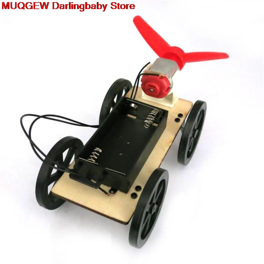 Мини ветряные DIY Car Kit Дети Образование Обучение хобби забавные гаджеты Новинка