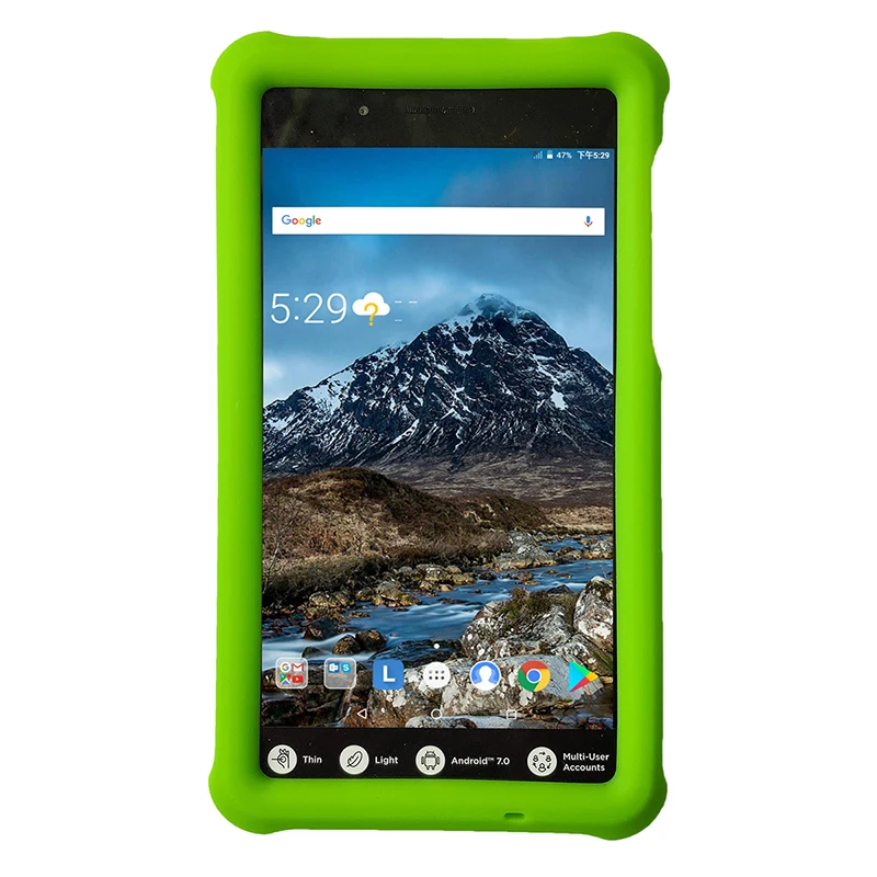 Силиконовый чехол MingShore Tab 7 Essential 7304F Прочный противоударный для планшета Lenovo 0