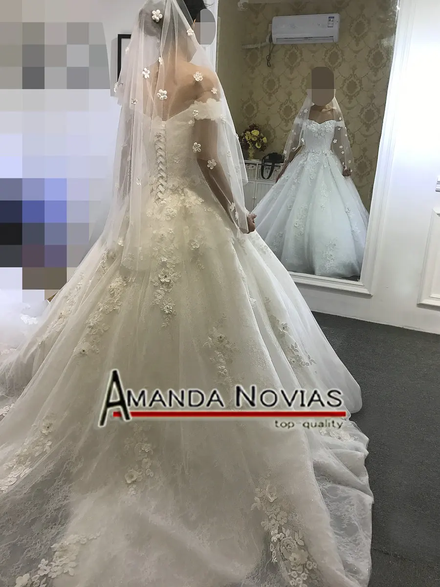 2019 Amanda Novias реальные фотографии высококачественные брендовые свадебные платья