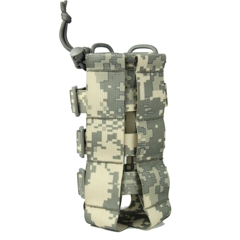 ACU Тактическая Сумка для бутылки воды, военная система Molle, сумка для чайника, походов, путешествий, наборы для выживания, держатель ZH - Цвет: ACU