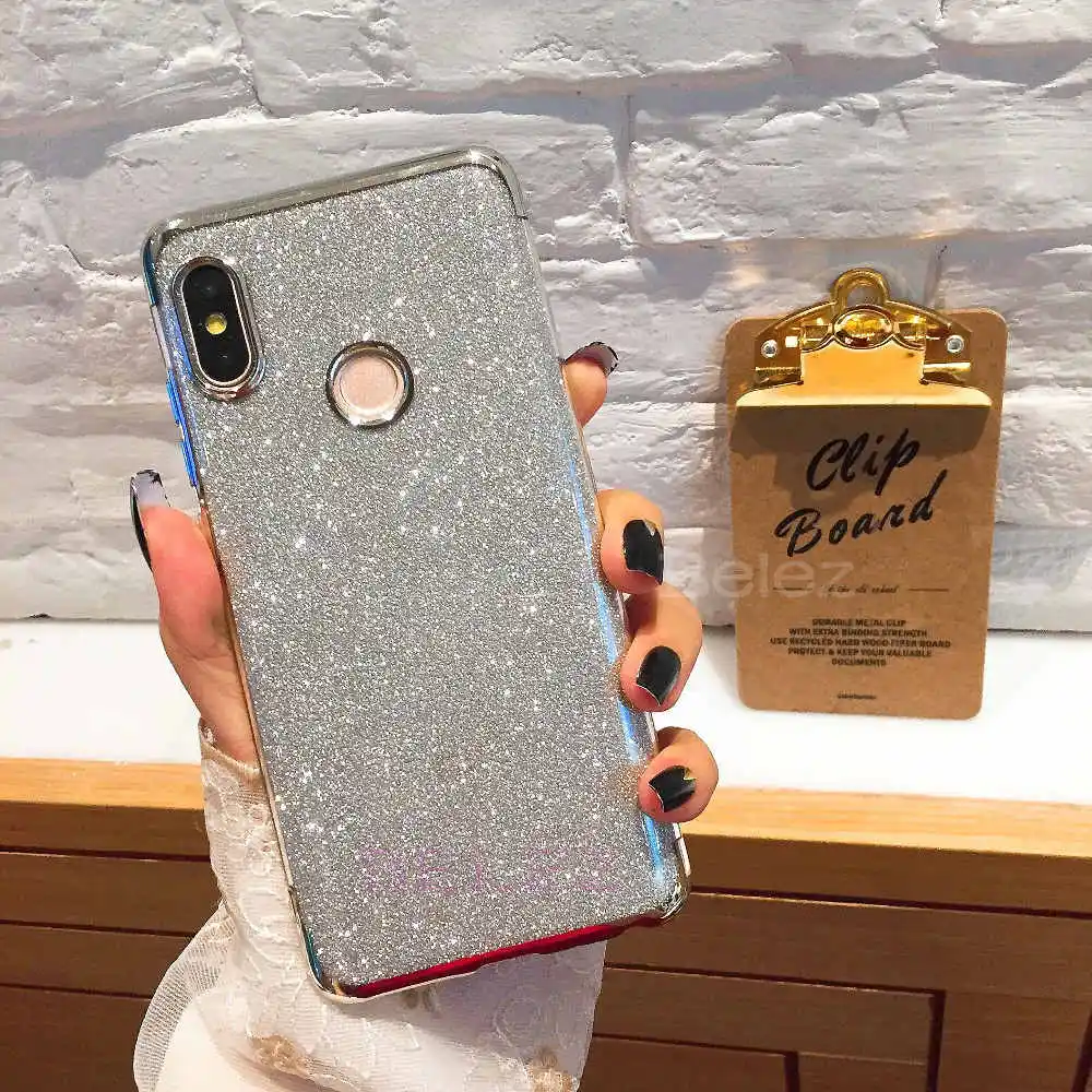 Luxury Cute Glitter Phone Case For Xiaomi Mi A1 A2 5X 6X 8 SE Soft Silicone Bling Cases Redmi Note 5 6 5A 4X pro |