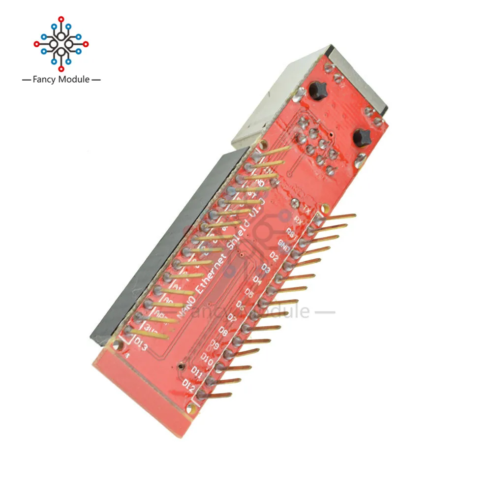 Сетевой экран V1.0 ENC28J60 для Arduino Nano V3 Ethernet-экран RJ45 HR911105A модуль веб-сервера с