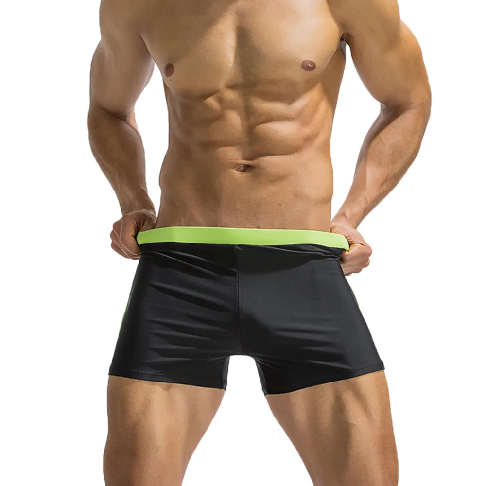 Мужские трусы для плавания сексуальное нижнее белье из нейлона и спандекса
