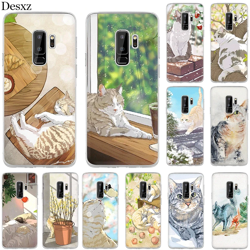 Чехол для телефона Desxz Samsung Galaxy J1 J2 J3 J5 J7 Prime pet cat Жесткий ПК чехол|Чехлы-накладки| |