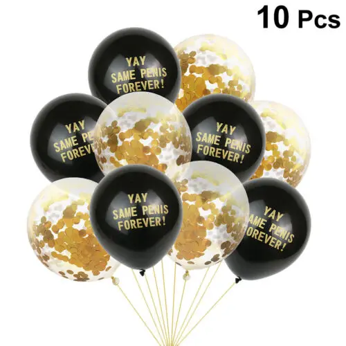 5 confetti 5 balloon Золотой пенис-капкейк Топпер свадебный душ девичник вечерние украшения пенис кекс топперы перо курица вечерние Feest Decoratie - Цвет: 5 confetti 5 balloon