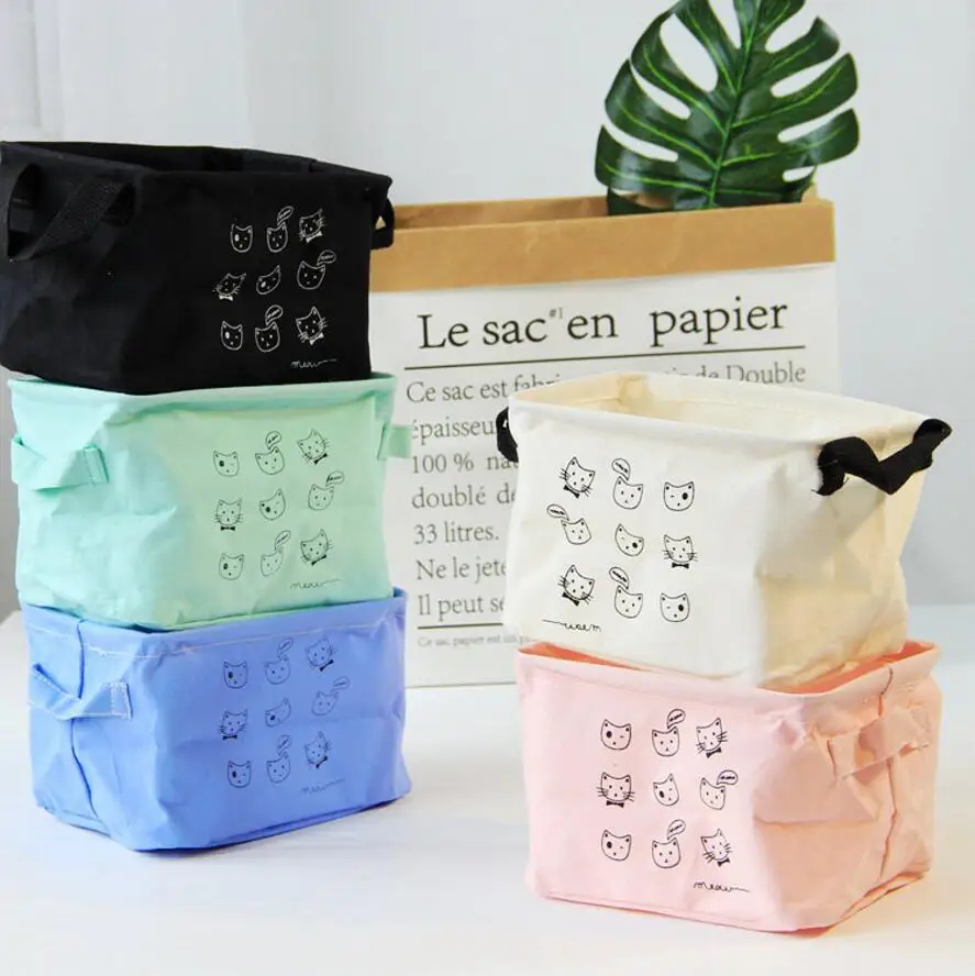 Складной органайзер для хранения косметики в виде кошки | Дом и сад