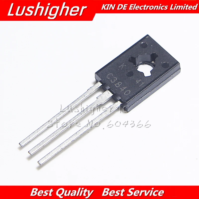 10 шт 2SC3840 C3840 TO 126 Триод 600V 1A 15W TO126 Интегральные схемы 