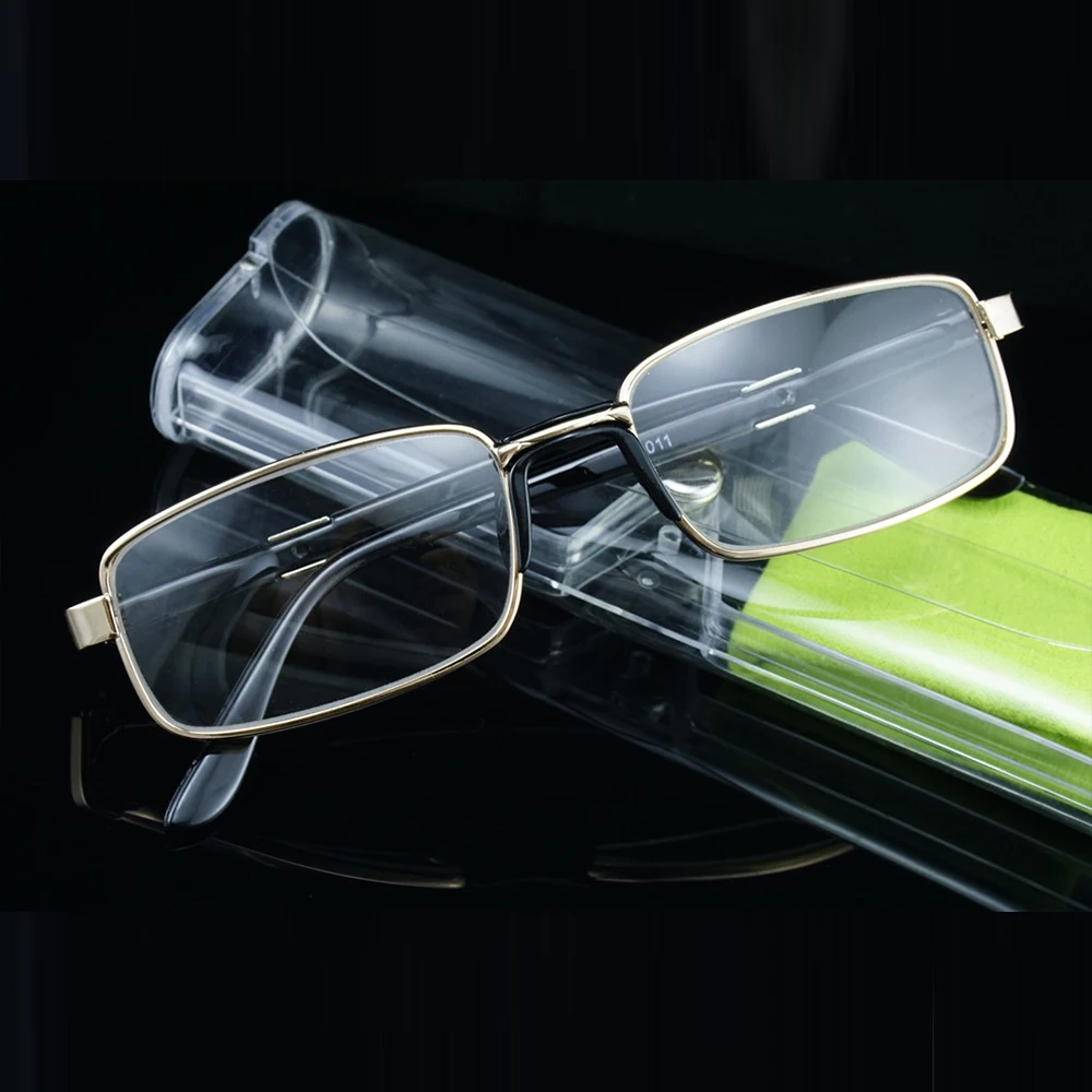 Очки для чтения с комфортной вставкой из смолы или натуральных кристаллов 2019 = Clear