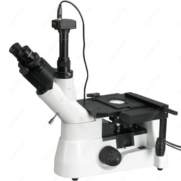 Инвертированный металлургический микроскоп AmScope supply 40X 800X XL поляризационный +