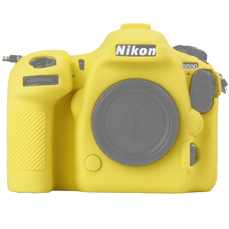 Защитный чехол для камеры Nikon D500 мягкий силиконовый с текстурой личи защитный |