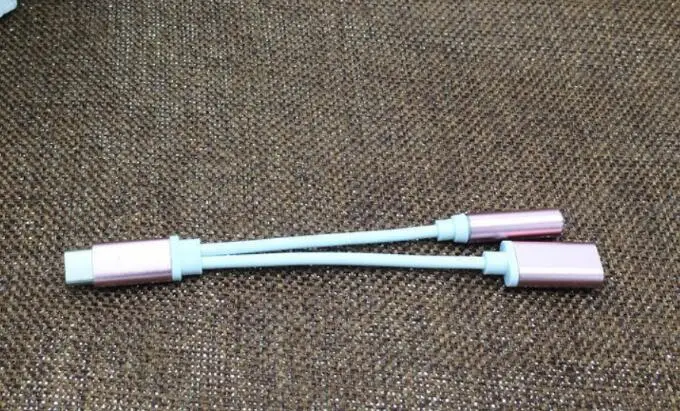 20 шт. мини 2 в 1 USB Type C до 3 5 мм разъем AUX для наушников аудио сплиттер адаптер кабель