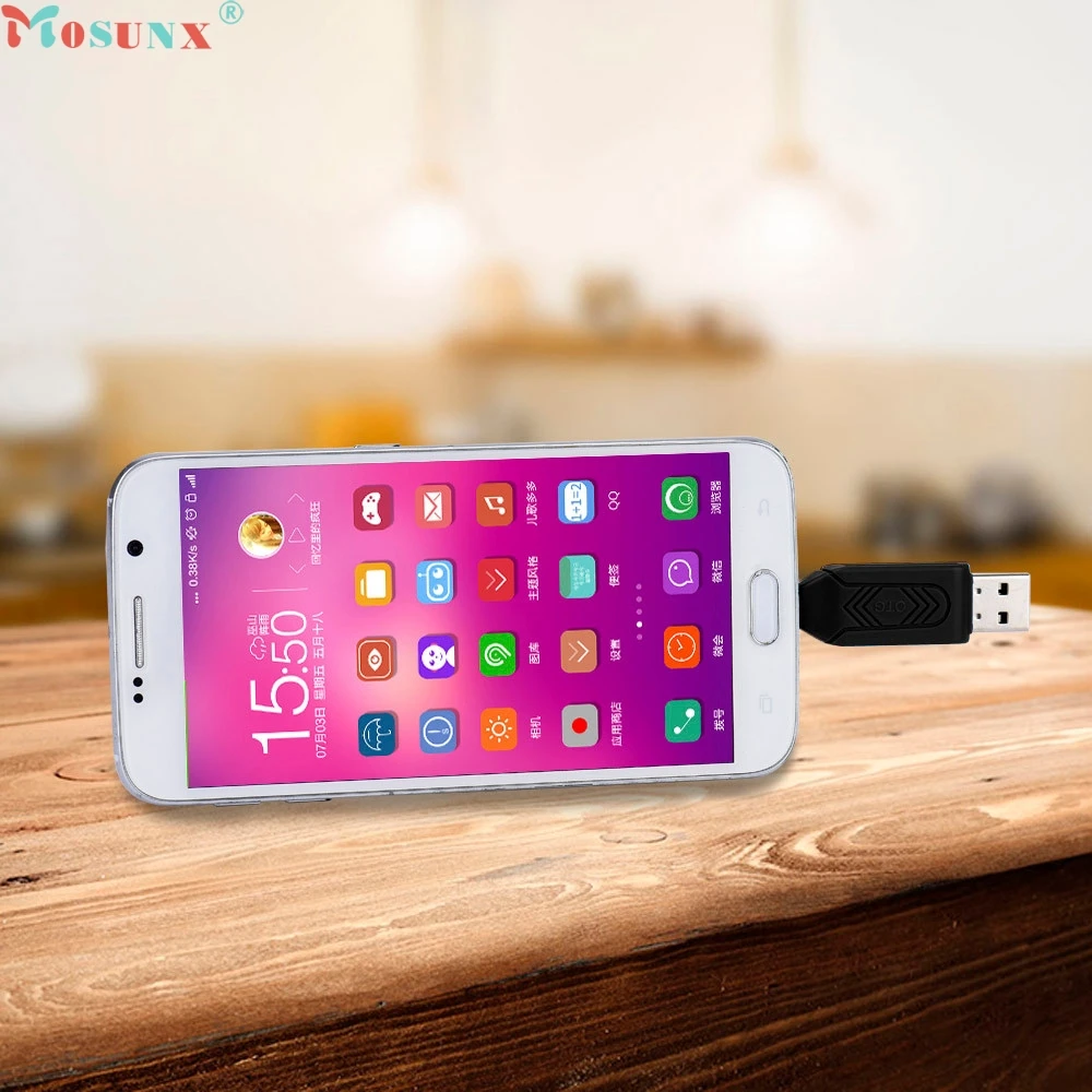 Mosunx Jasmine MINI USB 2 0 + OTG Micro SD/SDXC TF кардридер адаптер U Disk 0223|otg micro sd|tf card reader adaptercard |