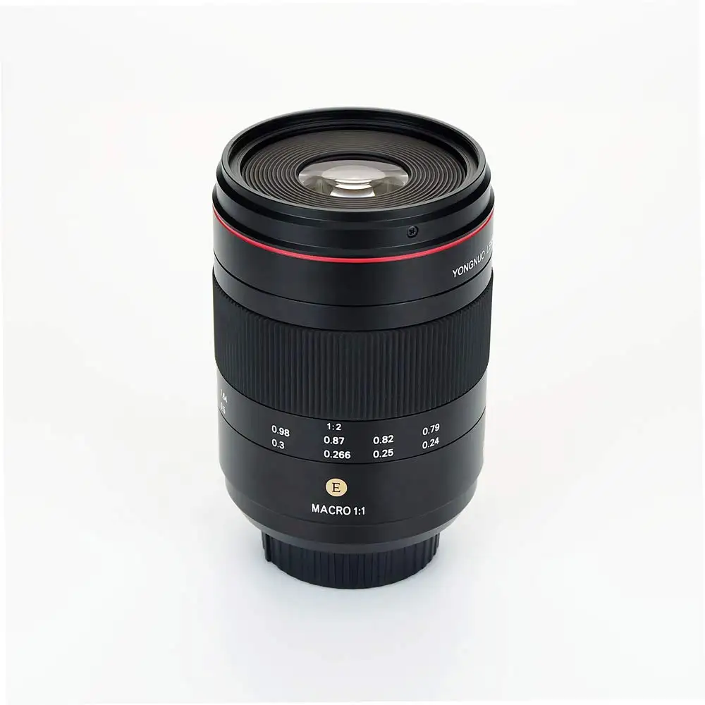 YONGNUO YN60mm F2Ne MF 0,234 m макро объектив ручной фокусировки с индикатором расстояния для Nikon D3400 D5600 D7500 D850 D5 DSLR камеры