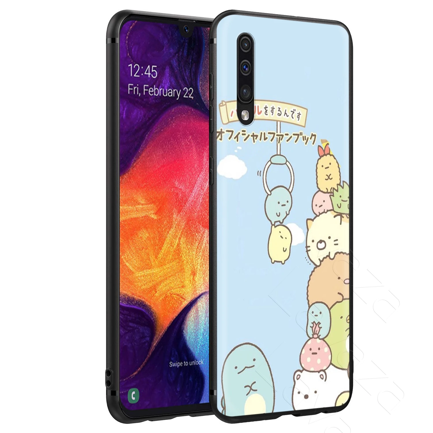 Lavaza Sumikko Gurashi Art Solid Case for Samsung Galaxy Note 10 Plus A10 A30 A40 A50 A70 M20 A20 A20S A10S A30S A50S |