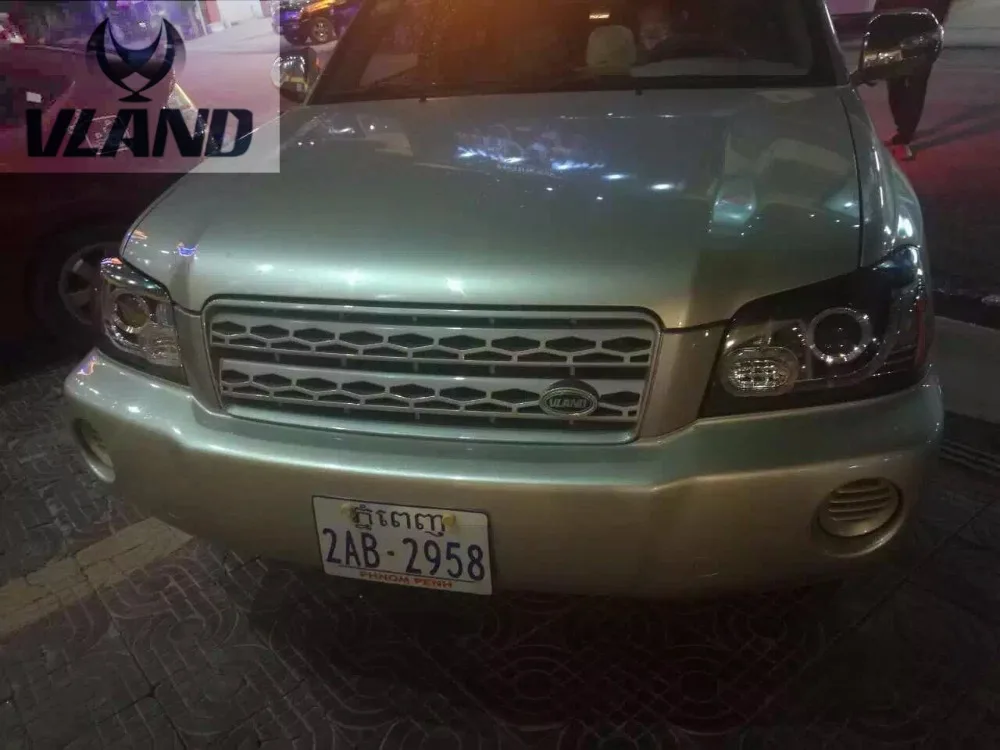 Бесплатная доставка Vland factory для HIGHLANDER 2000 2007 Хромированная передняя решетка