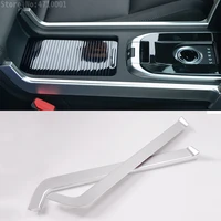 aluminum alloy central console gear shift panel sidebar trim sequins car accessories for land rover discovery sport 2015 2017
