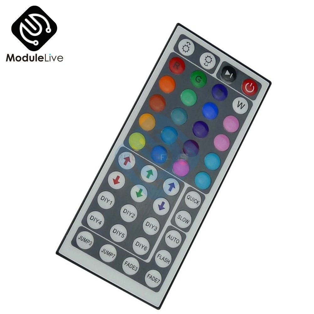 Светодиодный ИК контроллер RGB с 44 клавишами для SMD 3528 5050 светодиодный света пульт