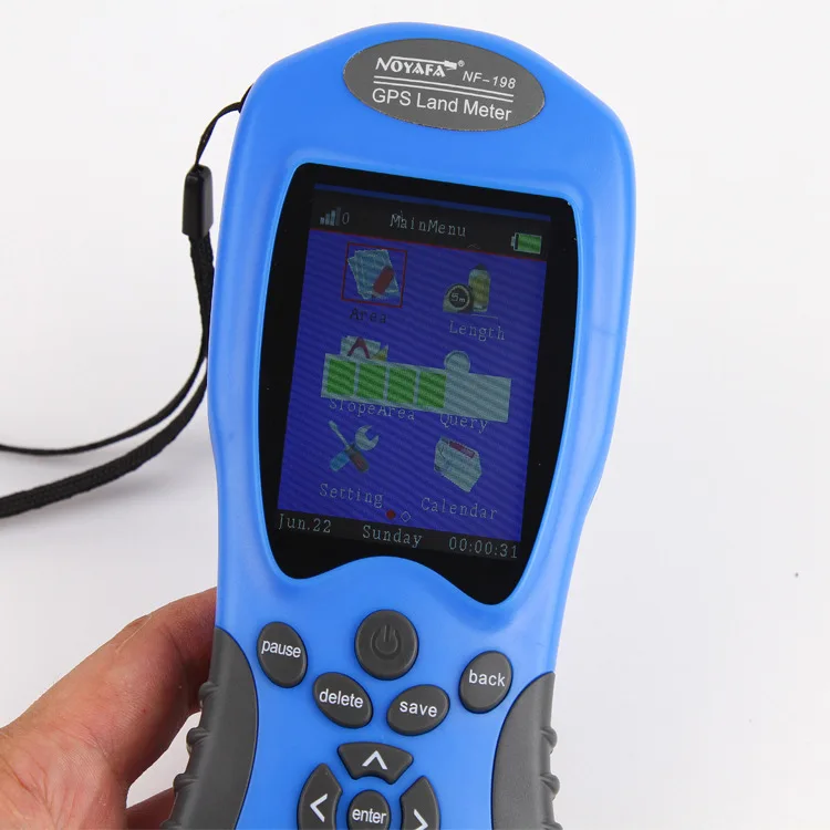 Gps земельный метр NF-198 gps-оборудование для съемки для фермы и картографирования площади измерения дисплей измерения значение