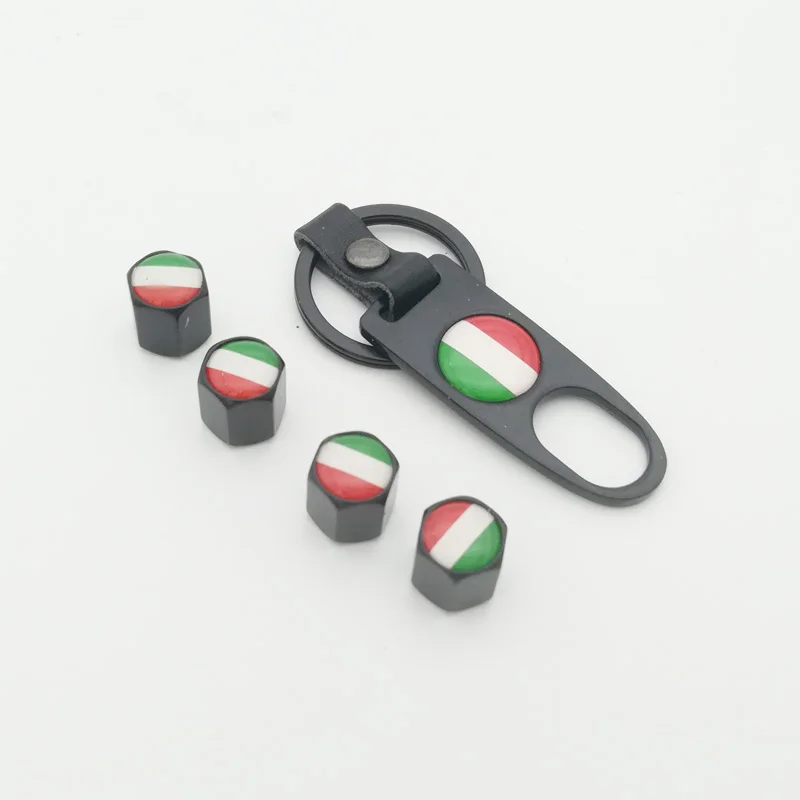 Car Wheel Tire Valve Caps with Italy tricolor &amp Tyre Set for Alfa Romeo 147 159 156 mito giulietta 166(4-Piece/Pack) | Автомобили и