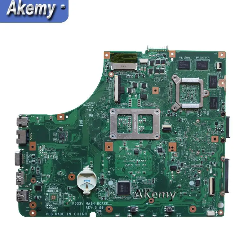 AK K53SV материнская плата для ноутбука For Asus K53SM K53SC K53S K53SJ P53SJ A53SJ тест оригинальная 3