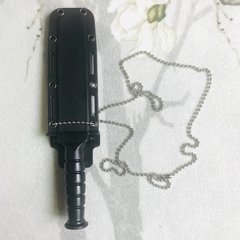 CS Cold стальной нож с фиксированным лезвием портативное ожерелье GO для походов