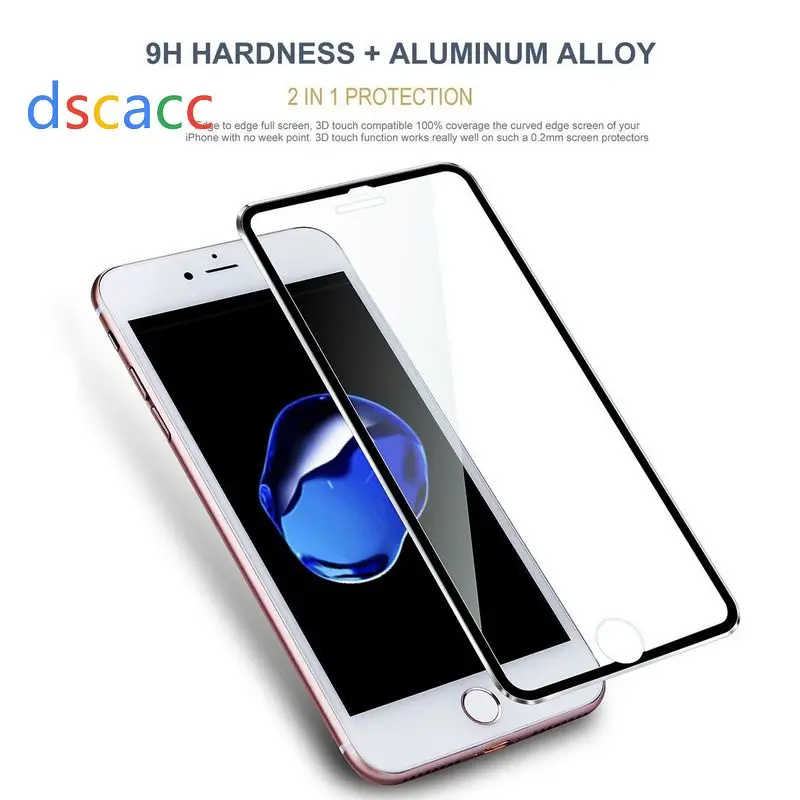 Защитное стекло dscacc закаленное с полным покрытием для iphone 8 plus /7 Plus/6/6S Plus