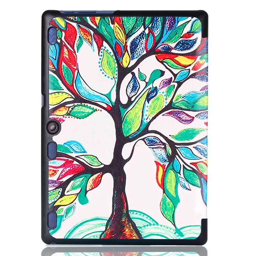 Умный цветной кожаный чехол с рисунком для lenovo Tab 3 10 Plus TB-X103F 10,1 ''планшетный ПК чехол для tab2 A10-70F A10-30 X30F X30L