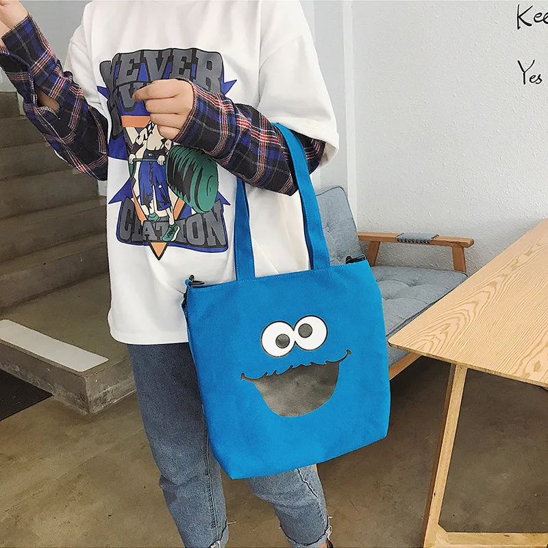 Harajuku Sesame уличная сумка на плечо холщовая дизайнерская роскошная сумка женская сумка через плечо для подростков Женская сумочка Bolsa Feminina