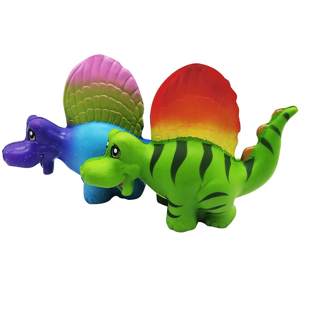 

Squeeze Color Dinosaur Squishy Kawaii Animal Doll Soft Squeeze Toy Slow Rising Party Game Stress Relief Fun for Kid Gift 2019