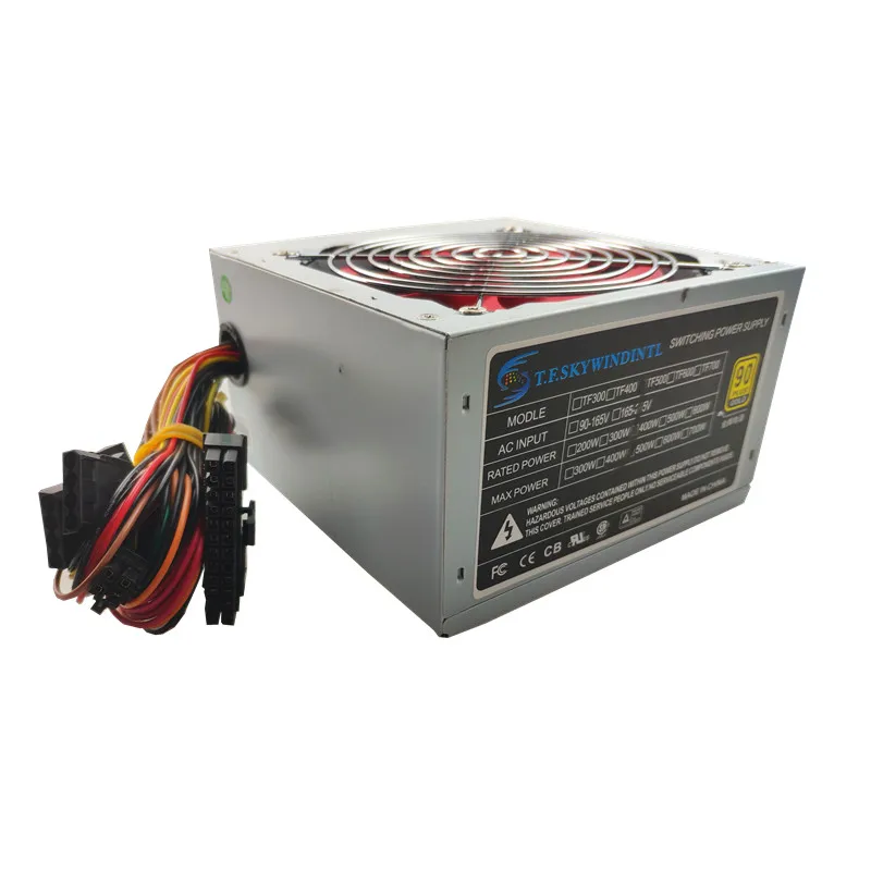 Макс 500 Вт PSU ATX 12 в игровой ПК блок питания игровая игра 12 см вентилятор 500 Вт компьютерный блок питания компьютер PSU лабораторный блок питания