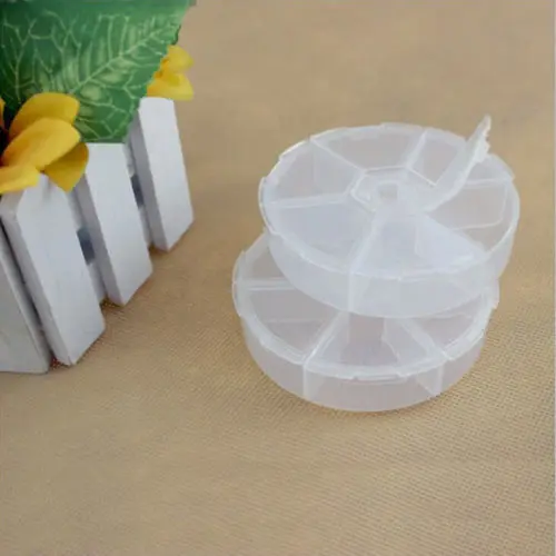 Пластиковая шкатулка для хранения ювелирных изделий органайзер с бусинами