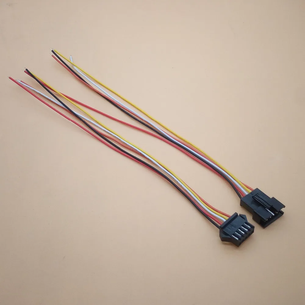 10 пар 2 3 4 5 6pin SM штекер и гнездо jst разъем 2pin 3pin 4pin 5pin провод кабель отрезок общая