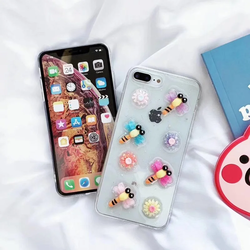 Прозрачный чехол для телефона из ТПУ Hello Summer четыре разных цвета Подсолнухи и