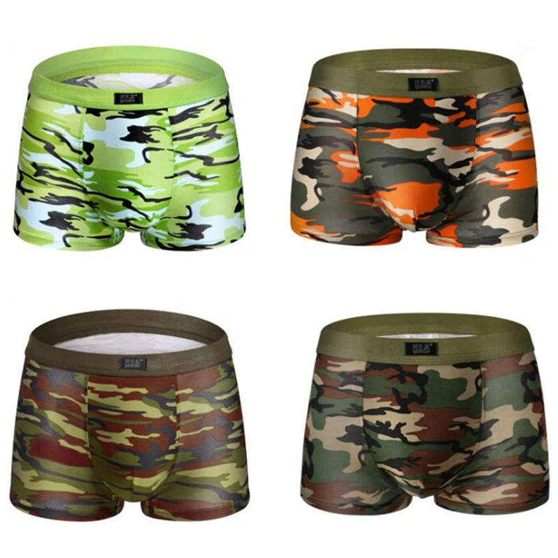 Мужское нижнее белье модные боксеры из дышащего модала с принтом | Мужская одежда