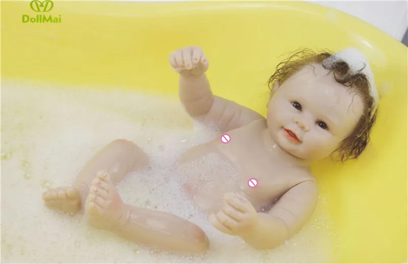 Силиконовая кукла reborn для всего тела 55 см Bebe boy corpo de silicone inteiro realista Подарочная