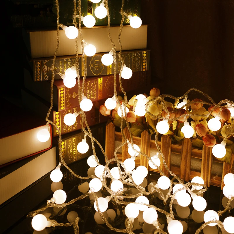 Фея Led Luminaria 4 м 40 светодиодов вишневые шары гирлянды на батарейках гирлянда