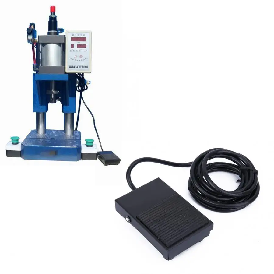 AC380V 220V TFS-1 Iron Shell Foot Control Pedal Switch Footswitch with 2 Meters Cable Suitable for stamping equipment medical |