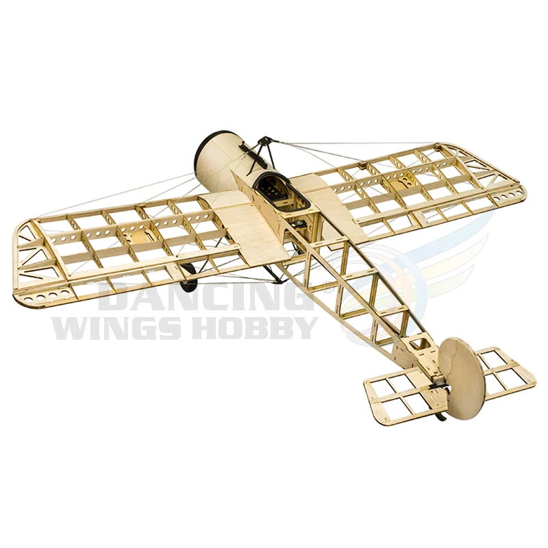 1 2 м Fokker E RC самолет Balsawood лазерная резка разобранный деревянный EP мощность