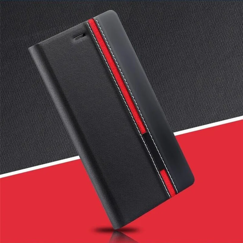Oukitel U7 плюс Чехол Флип PU кожаный бумажник Стенд задняя крышка для телефона Coque с